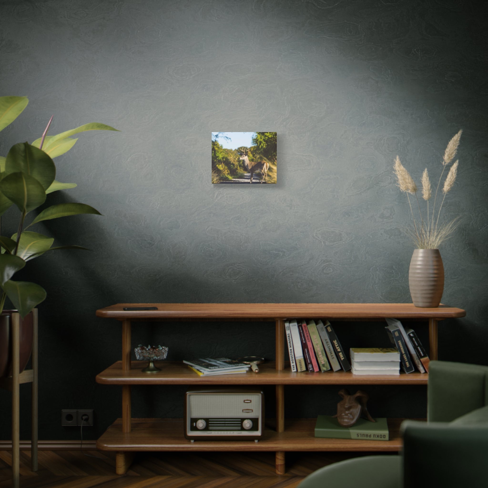 Whitetail Deer Canvas Print — Matte Stretched Nature Wall Art