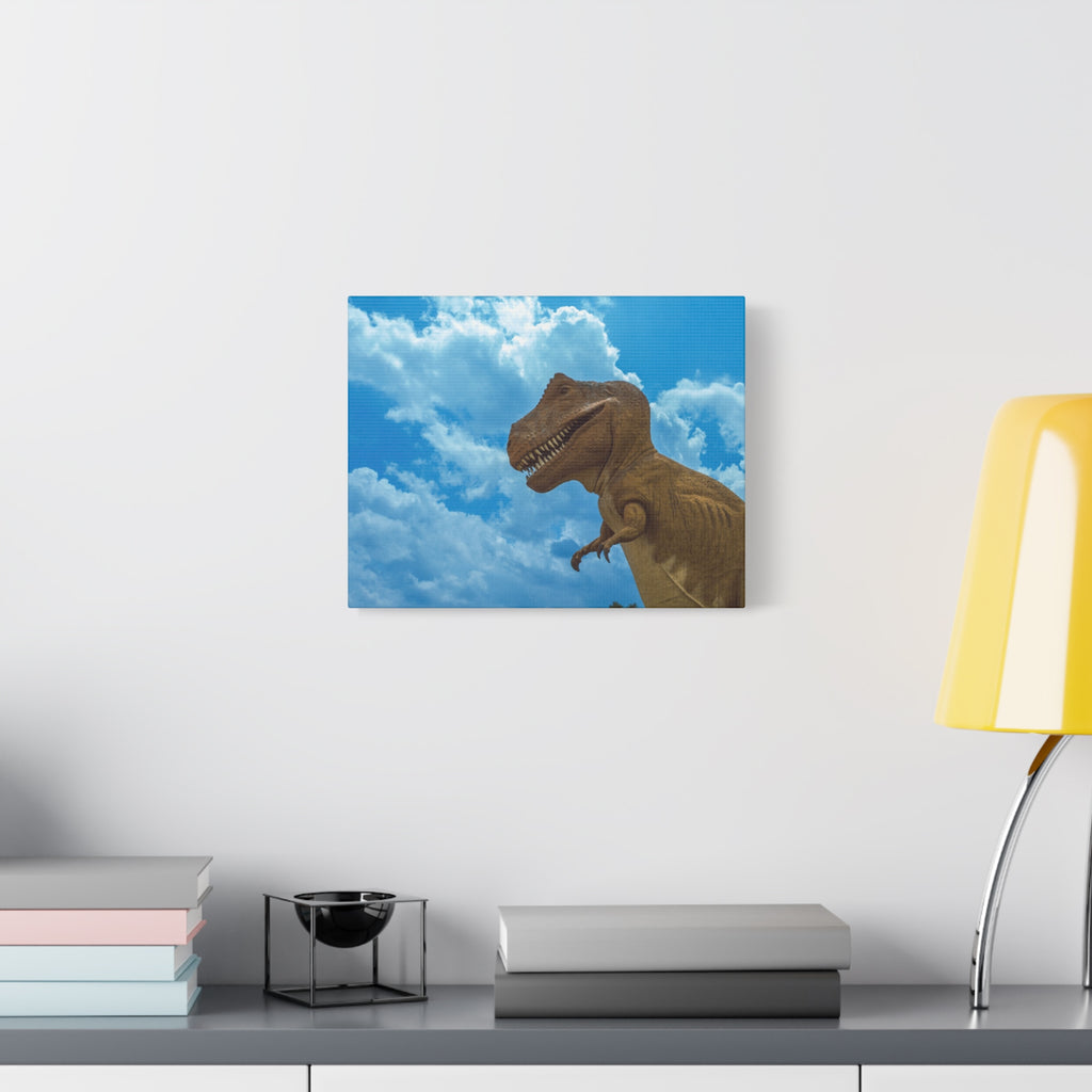 T-Rex Sky Canvas Print — Dinosaur Wall Art for Kids’ Rooms & Nursery